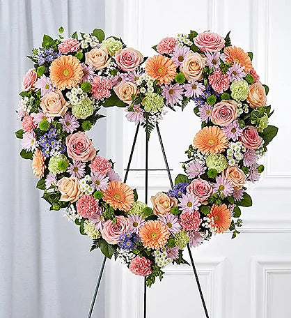 Heart Tribute Standing Spray