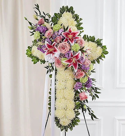 Pastel - Standing Spray Cross